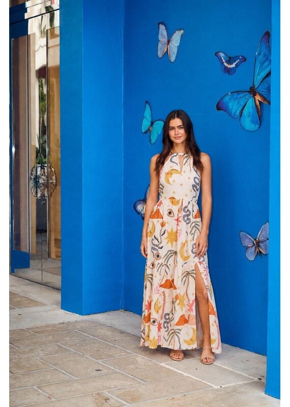 Z&L Europe Amuleto Maxi Dress