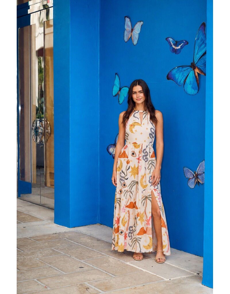 Z&L Europe Amuleto Maxi Dress
