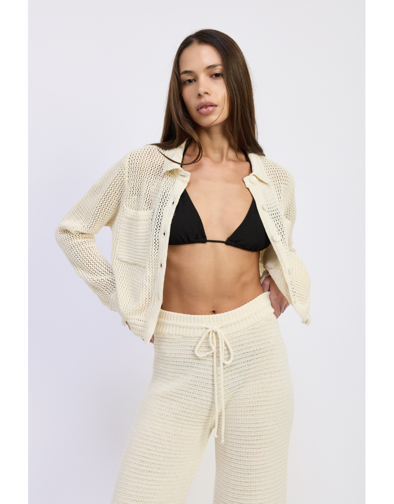 En Saison Faye Cardigan Top