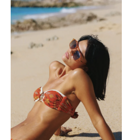 Dippin Daisys Ris-K Sunfire Bandeau Bikini Top
