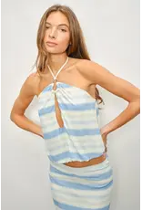 Pretty Garbage Garnet Halter Top