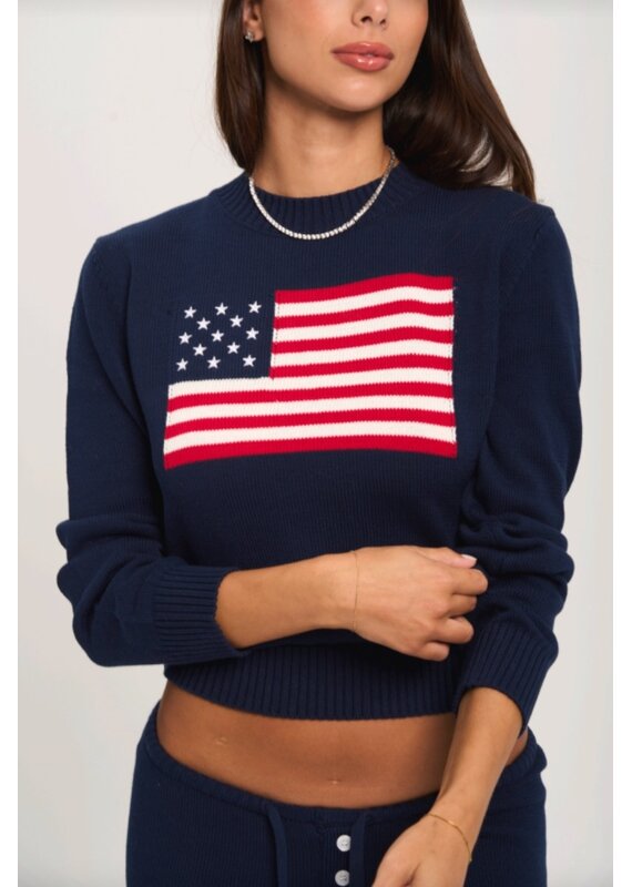 Seashell Italia USA Cotton Knit Sweater