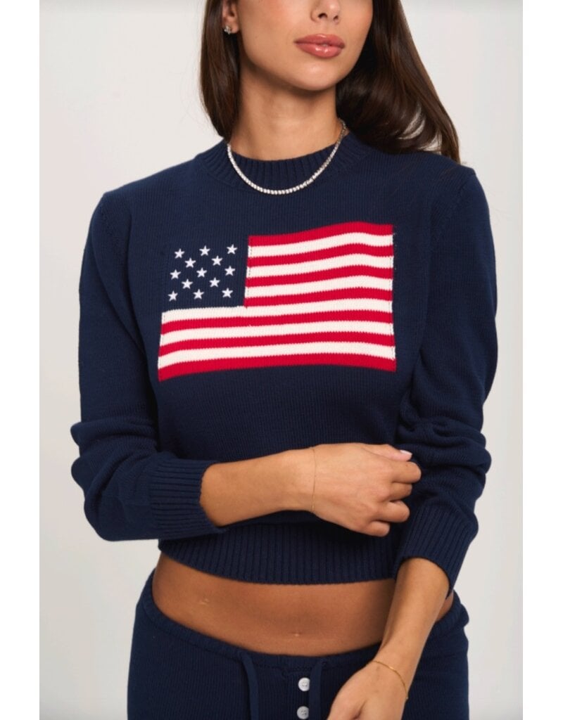 Seashell Italia USA Cotton Knit Sweater