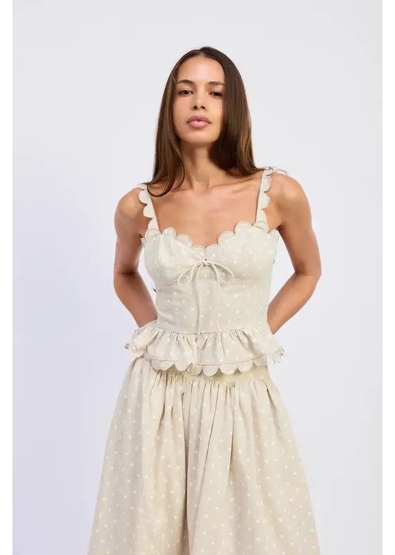 En Saison Elise Embroidered Top