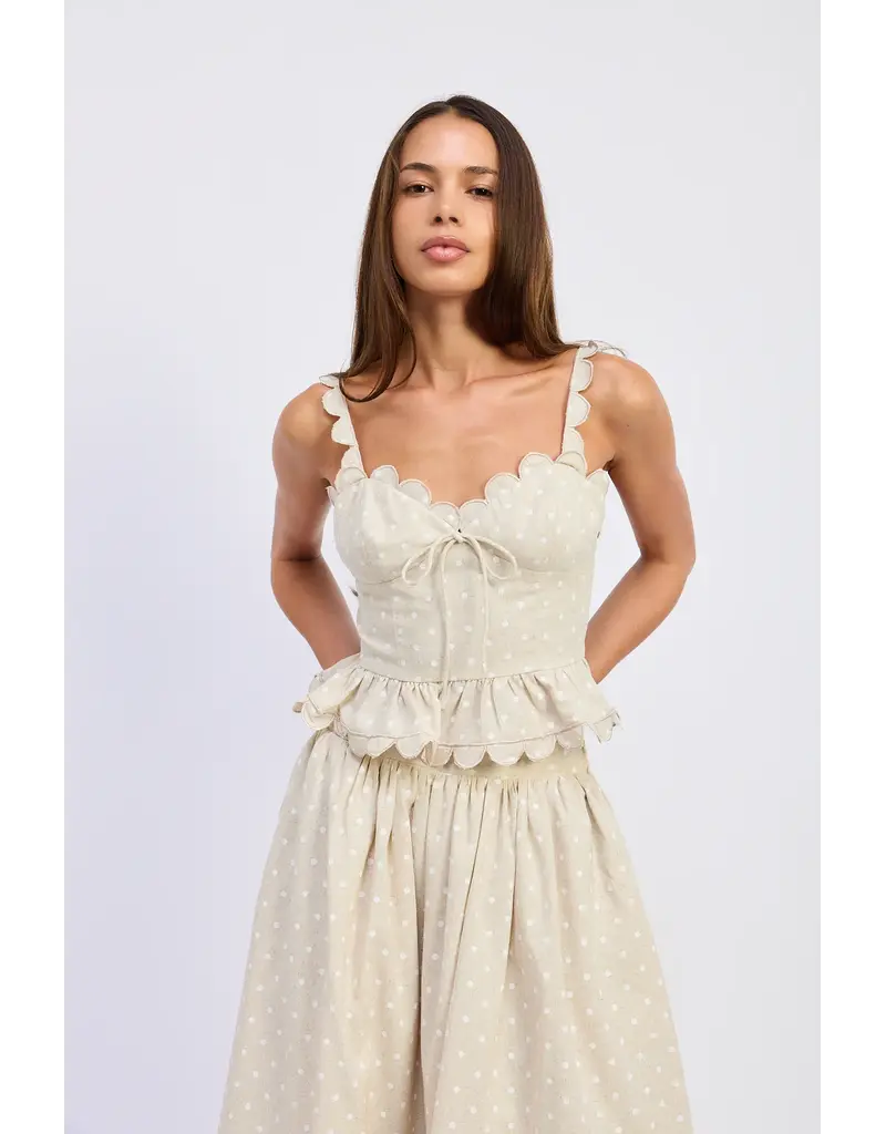 En Saison Elise Embroidered Top