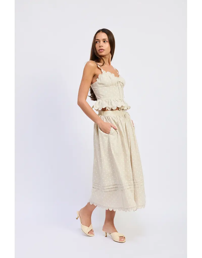 En Saison Elise Embroidered Top