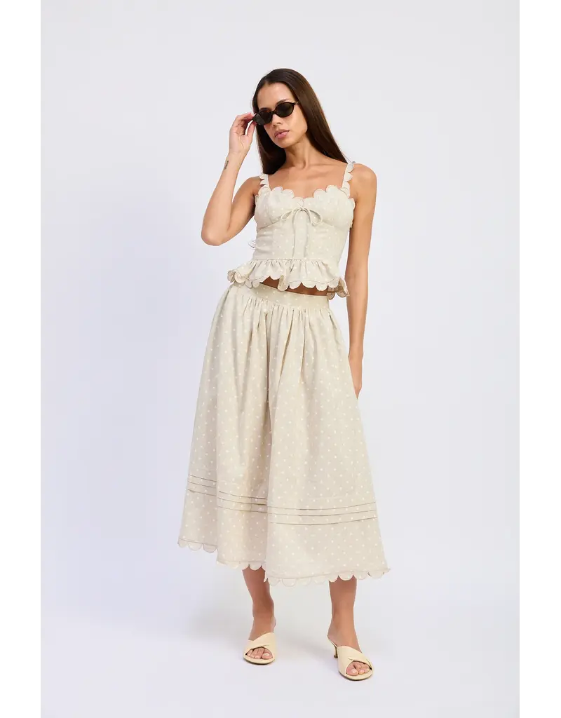 En Saison Elise Embroidered Top