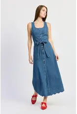 En Saison Heidi Denim Midi Dress