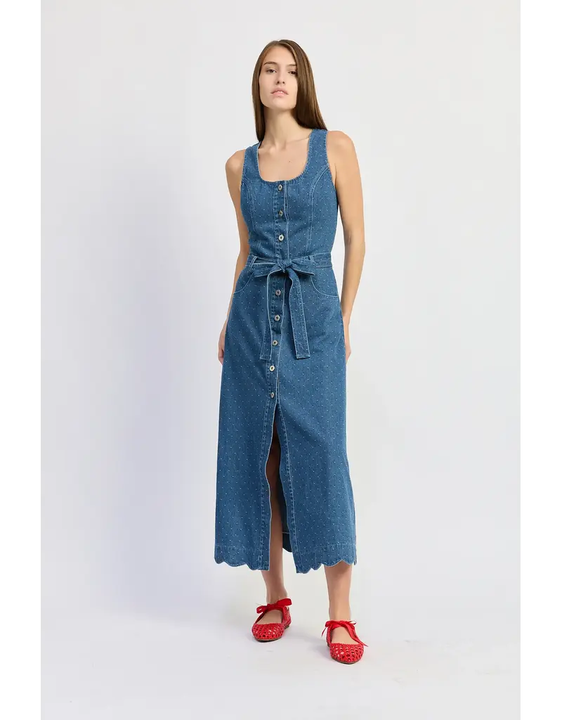En Saison Heidi Denim Midi Dress