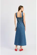 En Saison Heidi Denim Midi Dress
