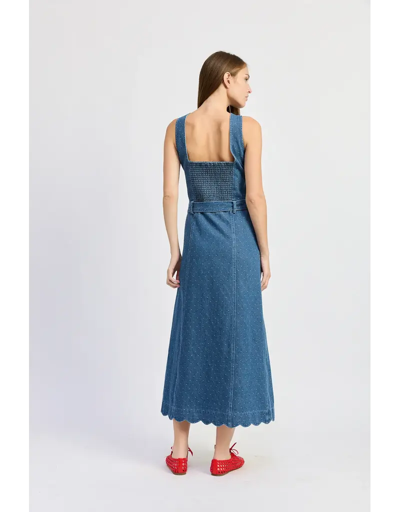 En Saison Heidi Denim Midi Dress