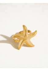 Flanerie Sunset 18K Gold Non-Tarnish Starfish Ring