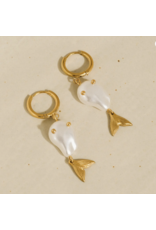 Flanerie Pearlette 18K Gold Non-Tarnish Earrings