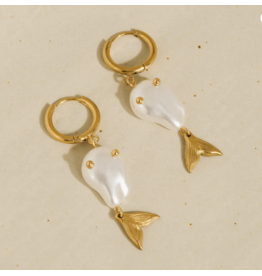 Flanerie Pearlette 18K Gold Non-Tarnish Earrings