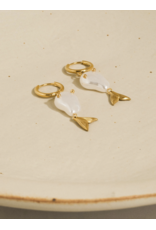 Flanerie Pearlette 18K Gold Non-Tarnish Earrings