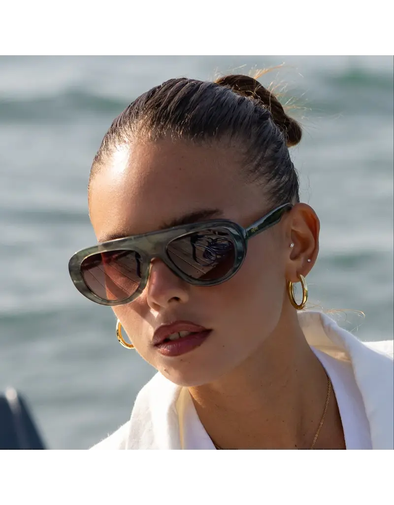 FREYRS Eyewear Jetsetter Acetate Unisex Aviator Sunglasses