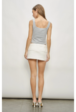 Pretty Garbage Elin Starfish Beaded Ribbed Tank Top
