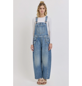 Cello Jeans Mid Waisted Barrel Overall