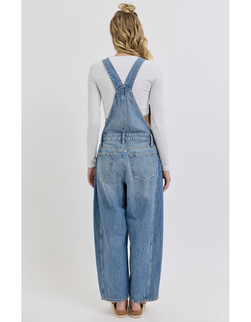 Cello Jeans Mid Waisted Barrel Overall