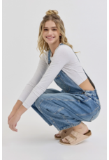 Cello Jeans Mid Waisted Barrel Overall