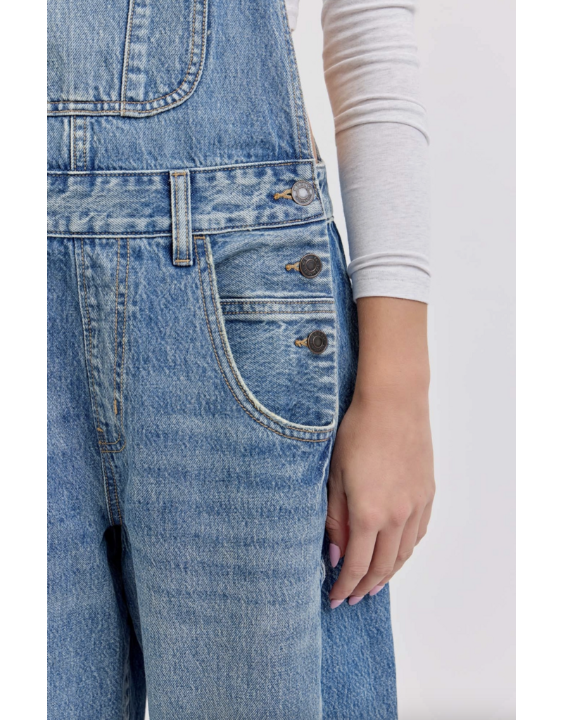 Cello Jeans Mid Waisted Barrel Overall