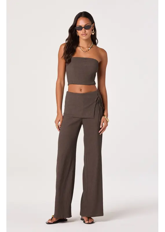 ASTR Kyara Skirt-Panel Wide Leg Pants