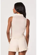 ASTR Nienna Layered Ruffle Cropped Top