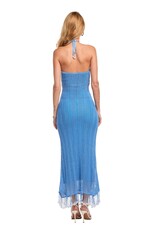 Capittana Daria Maxi Light Blue Dress