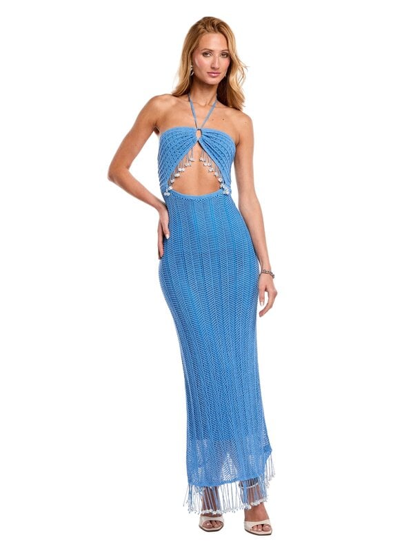 Capittana Daria Maxi Light Blue Dress