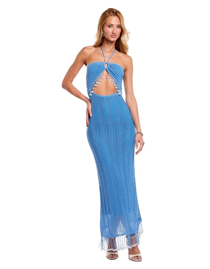 Capittana Daria Maxi Light Blue Dress
