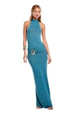 Capittana Ceci Teal Dress