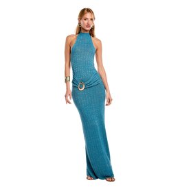 Capittana Ceci Teal Dress