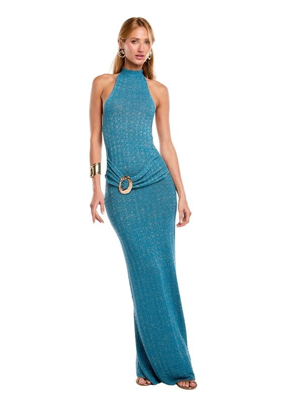 Capittana Ceci Teal Dress