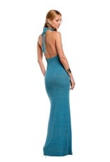 Capittana Ceci Teal Dress