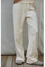 By Together Knit Cotton Pointelle T-shirt & Pant Set
