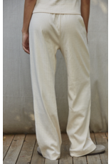 By Together Knit Cotton Pointelle T-shirt & Pant Set