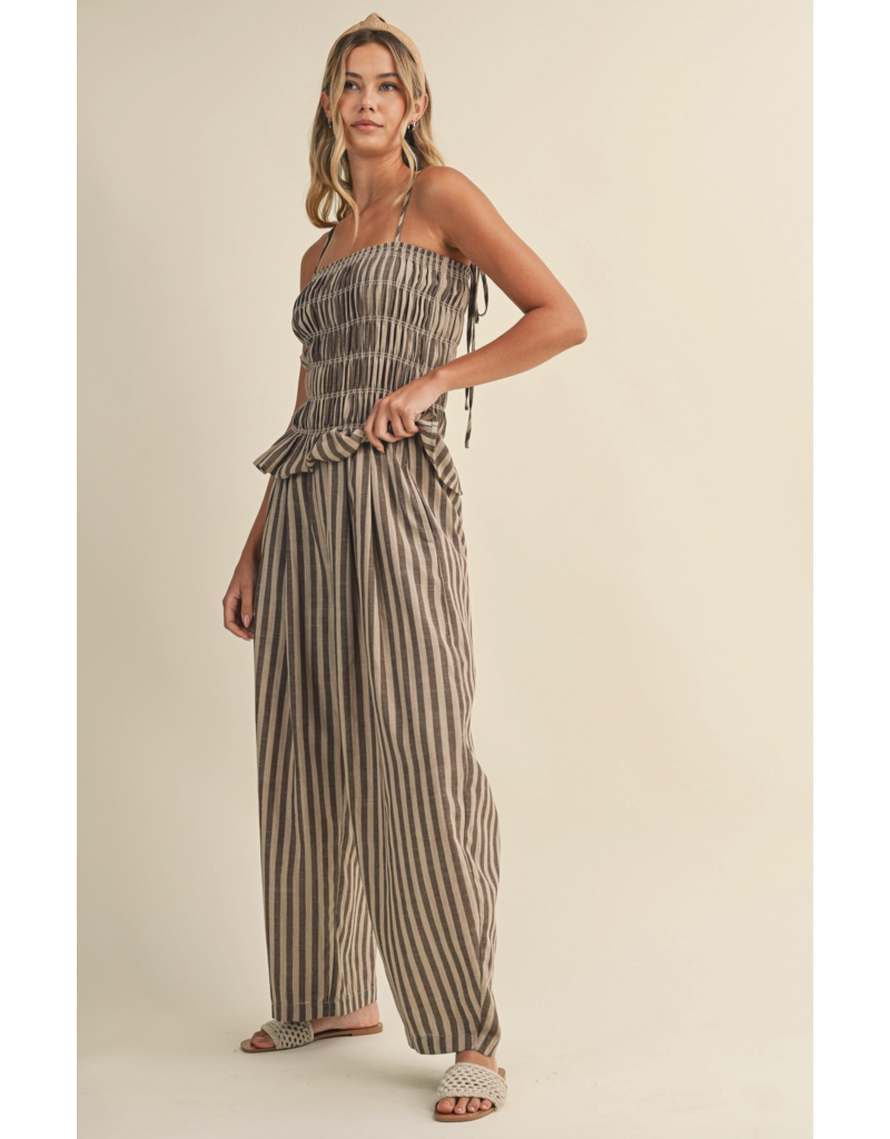 Hallie Smocked Jumpsuit