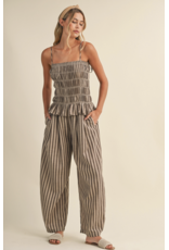 Hallie Smocked Jumpsuit