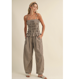 Hallie Smocked Jumpsuit