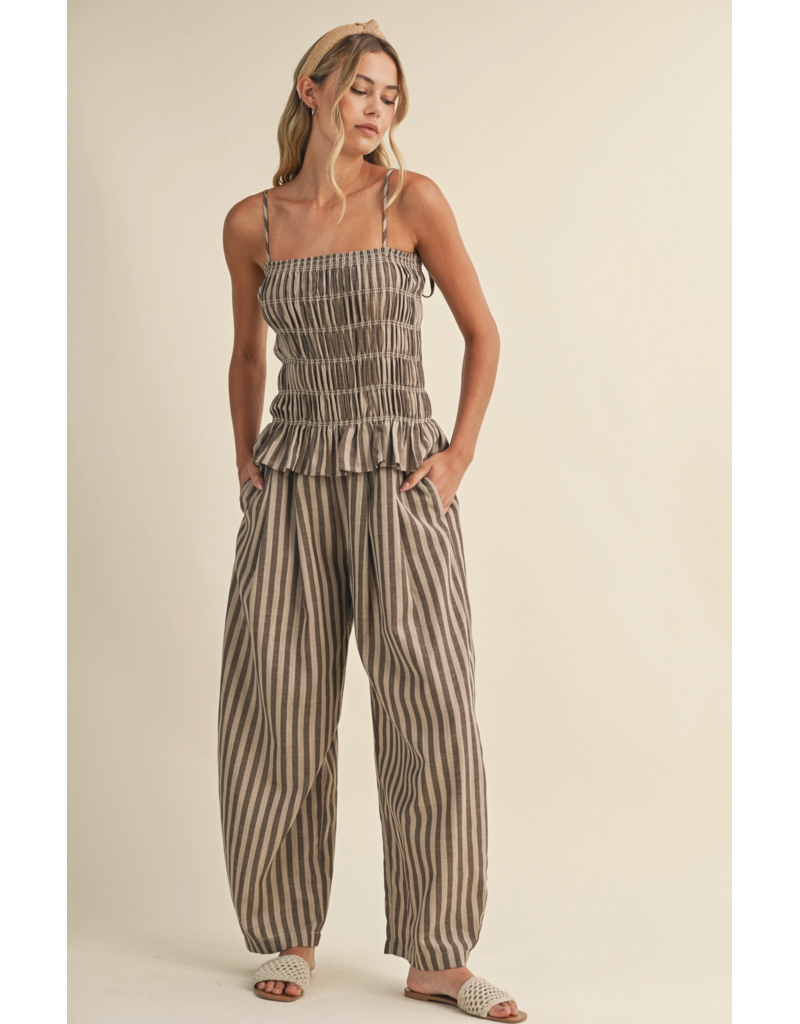 Hallie Smocked Jumpsuit