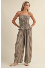 Hallie Smocked Jumpsuit