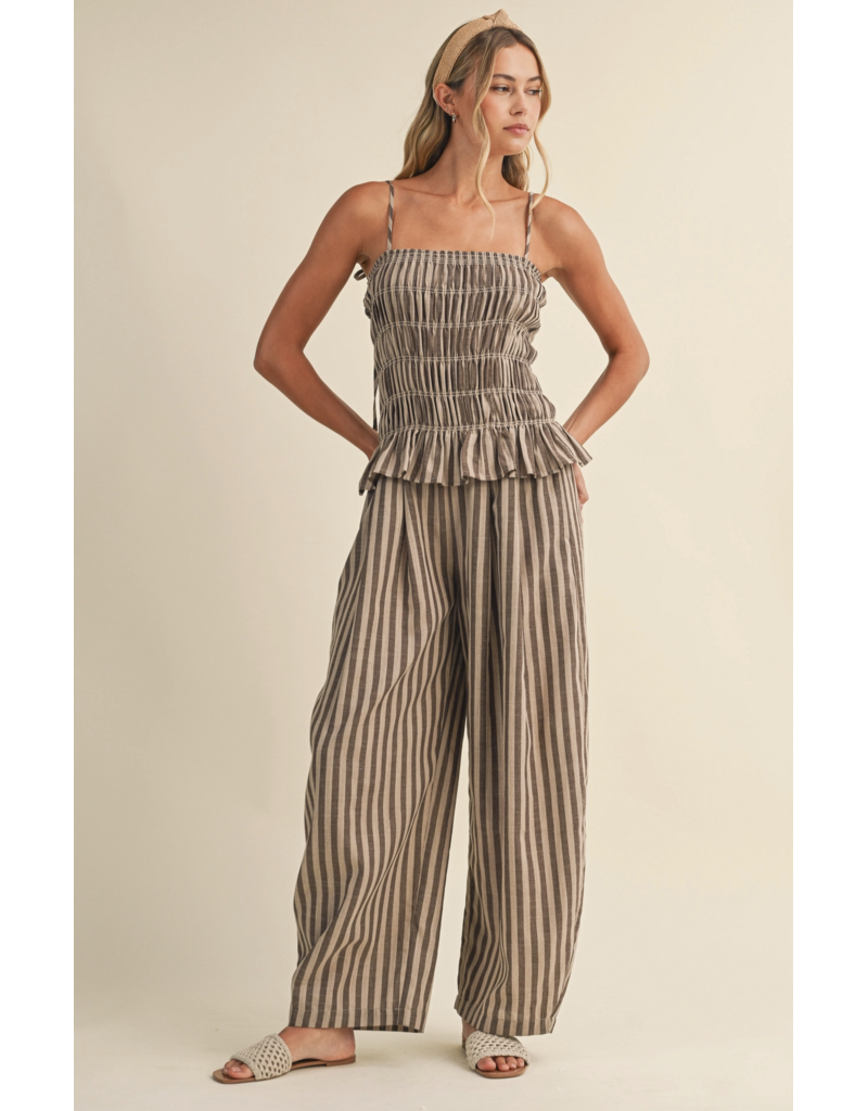 Hallie Smocked Jumpsuit