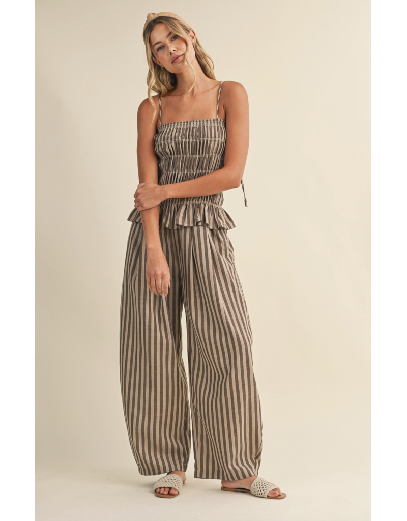 Hallie Smocked Jumpsuit