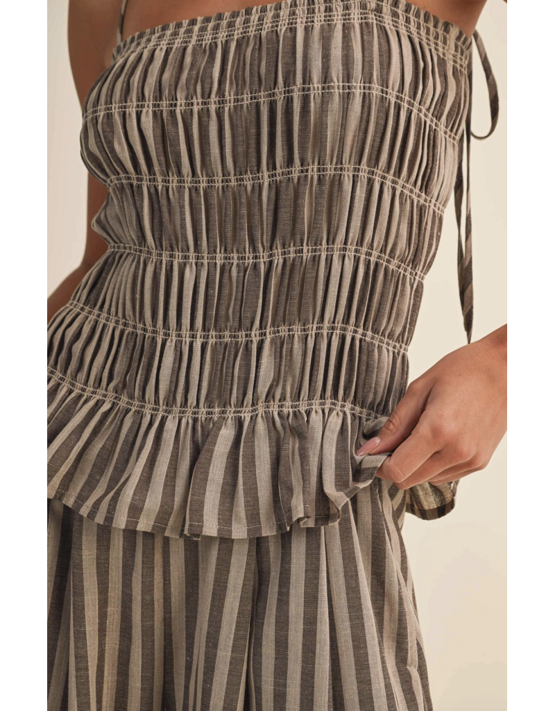 Hallie Smocked Jumpsuit
