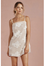 Strut + Bolt Emily Embroidered Mesh Mini Dress