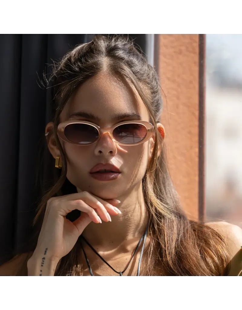 FREYRS Eyewear Mimi Acetate Oval Sunglasses