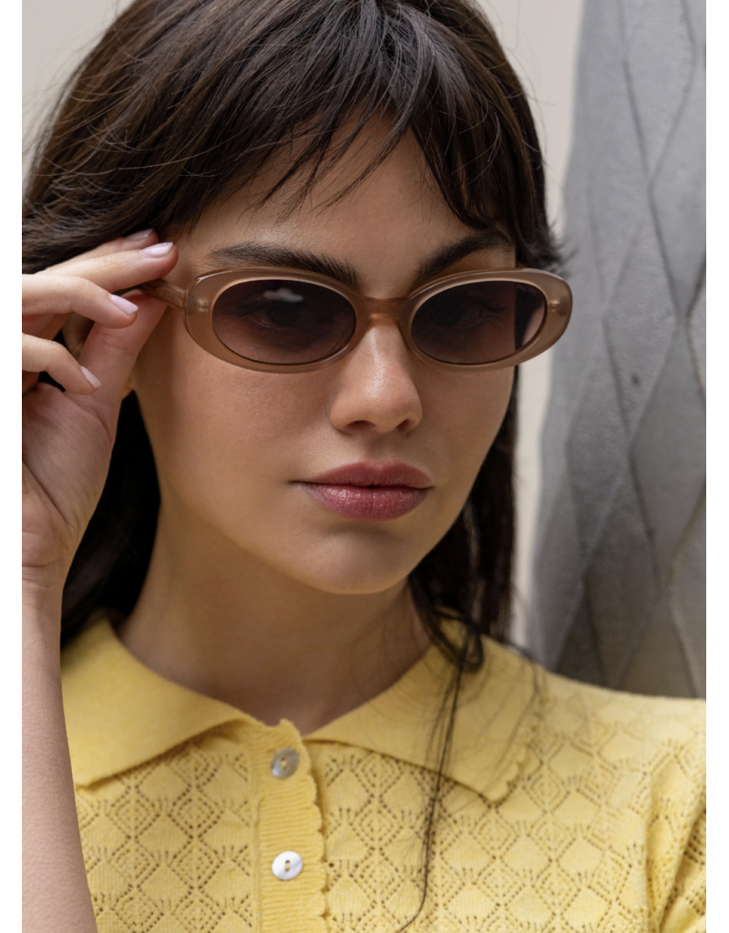 FREYRS Eyewear Mimi Acetate Oval Sunglasses