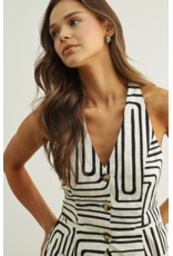 Gail Vest Halter Top