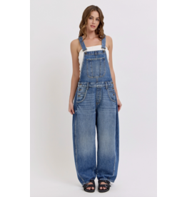 Cello Jeans Mid-Waisted Barrel Overall