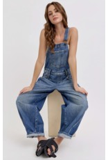 Cello Jeans Mid-Waisted Barrel Overall